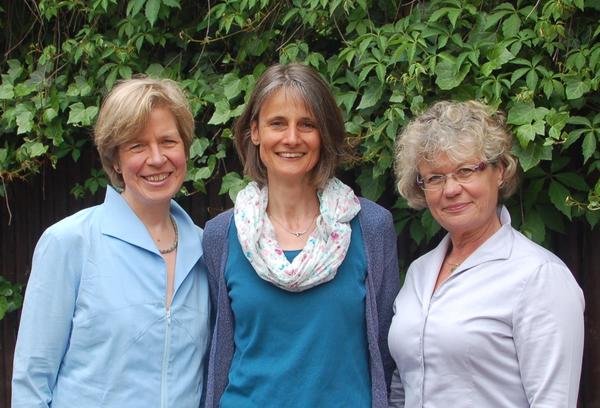Die hauptamtlichen Koordinatorinnen des Hospizdienstes Ammerland e.V.: Petra K�hn, Dagmar Siekmann und Christiane Schierholz