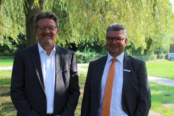 Landrat J�rg Bensberg und Ralf Geerdes