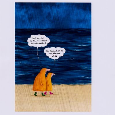 Cartoon im Kreishaus