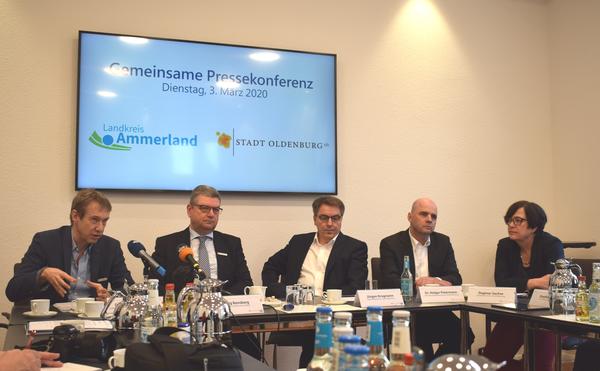 Pressekonferenz Covid-19 in Oldenburg