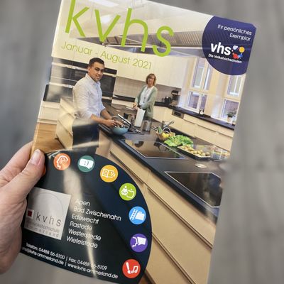 Das neue Programmheft der kvhs-Ammerland