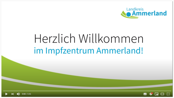 Film Impfzentrum Ammerland