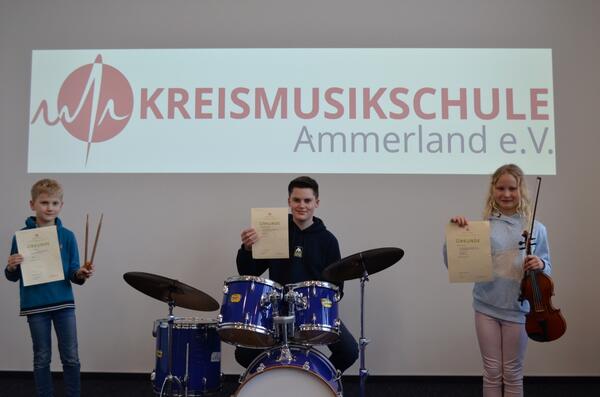 Ammerlnder Musikschlerinnen und -schler erfolgreich bei "Jugend musiziert" 