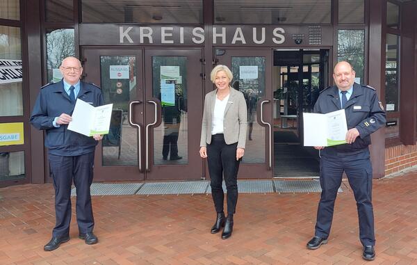 Friedrich Delmenhorst, Karin Harms und Mathias Siehlmann 