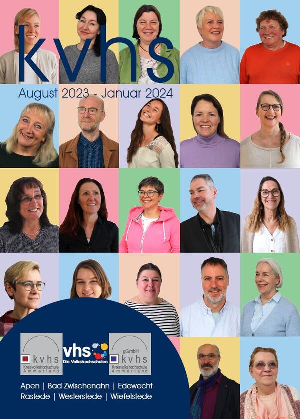 KVHS Programmheft August 2023/Januar 2024