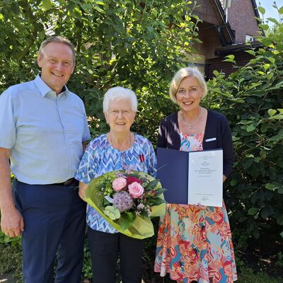 Ein Leben voller F&uuml;rsorge - Taline Klein mit Landesmedaille ausgezeichnet