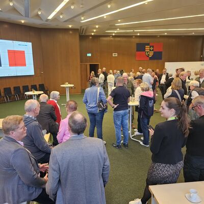 Warten auf das Ergebnis