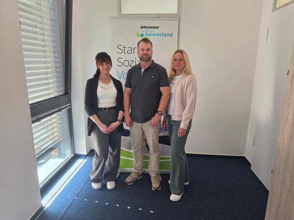 Organisationsteam Jobmesse Sandra Bischoff, Mark Linde, Daja Liefrink