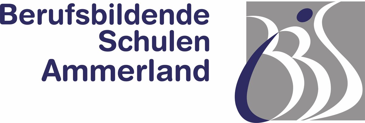 Bild vergr&ouml;&szlig;ern: Logo der Berufsbildenden Schulen Ammerland mit Schriftzug und stilisiertem BBS-Symbol.